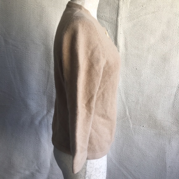 Vintage 90s Banana Republic Sweater Jacket S M Angora & Wool Cardigan - Picture 3 of 8